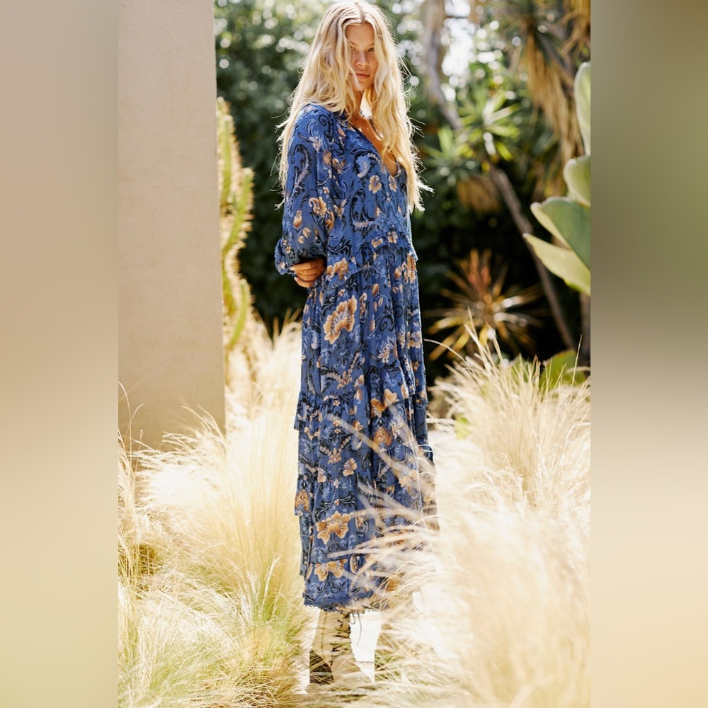 Spell & the Gypsy Collective Aurora Gown- BLUE
